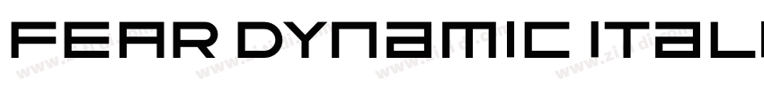 FEAR Dynamic Italic字体转换